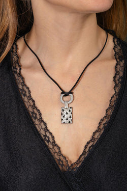 Cartier Collier Pelage Or blanc Diamant