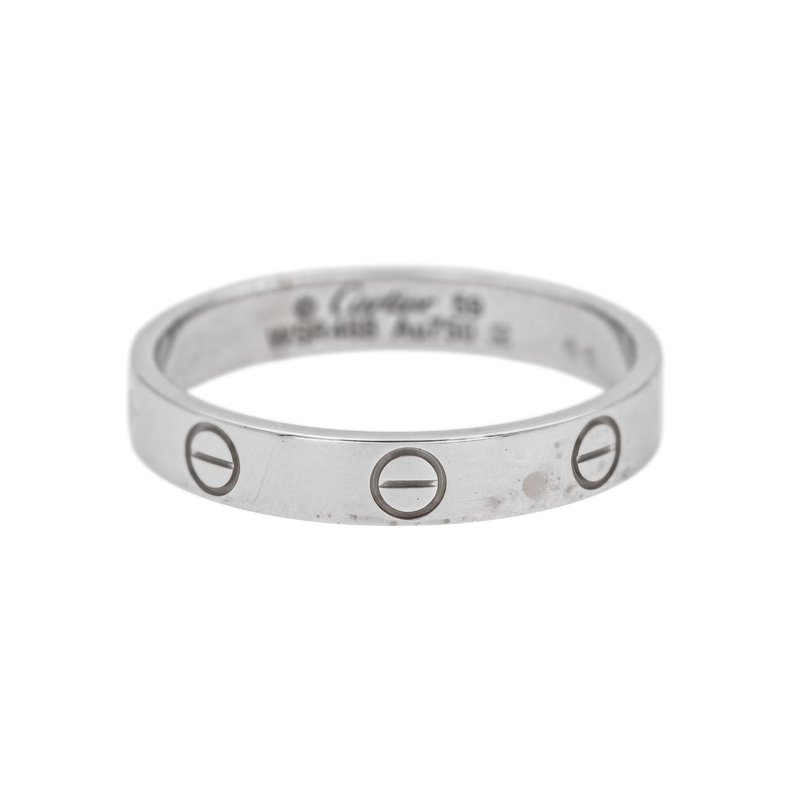 Cartier  Bague  Love  Or blanc