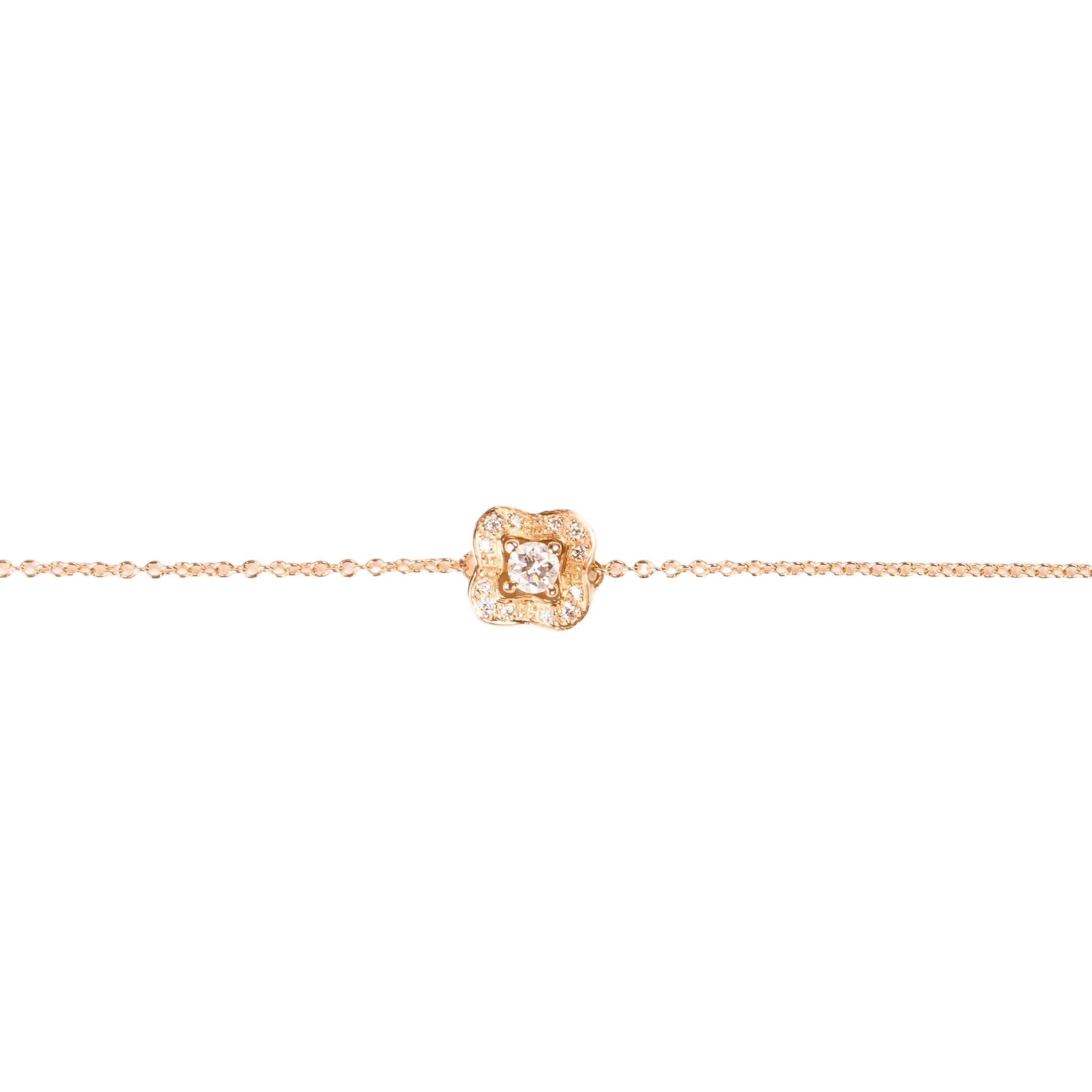 Bracelet MAUBOUSSIN "Aimez-vous en Chance" en or rose et diamants
