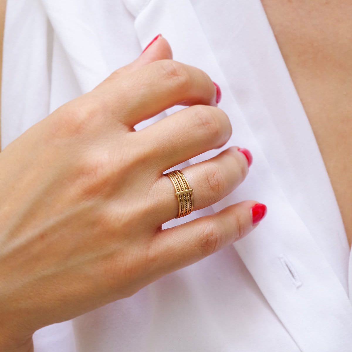 Bague en or jaune