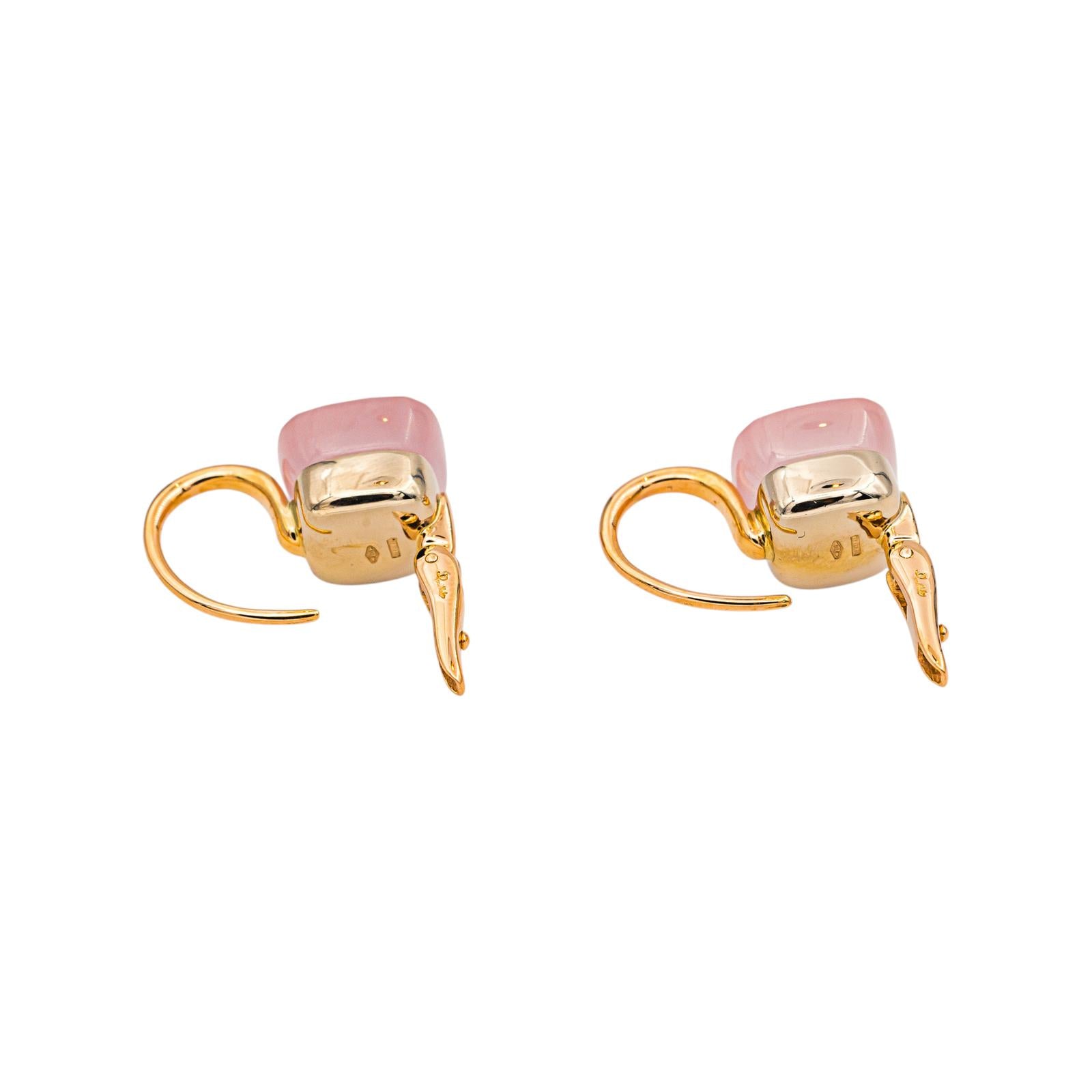 Pomellato Boucles d'oreilles  Nudo Or rose Quartz rose