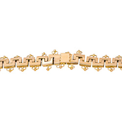 Collier maille de grecques Or rose