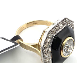 Bague Entourage en or blanc, or jaune et diamatns