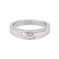 Cartier Bague Tank Or blanc Diamant