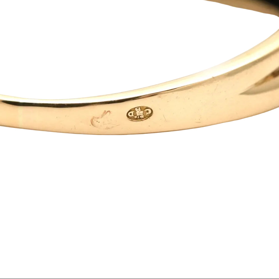 Bague Bandeau en or jaune, émeraude, rubis, saphirs et diamants