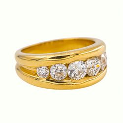 Bague Or jaune Diamant