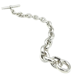 Bracelet Maille HERMÈS "Crescendo" en argent