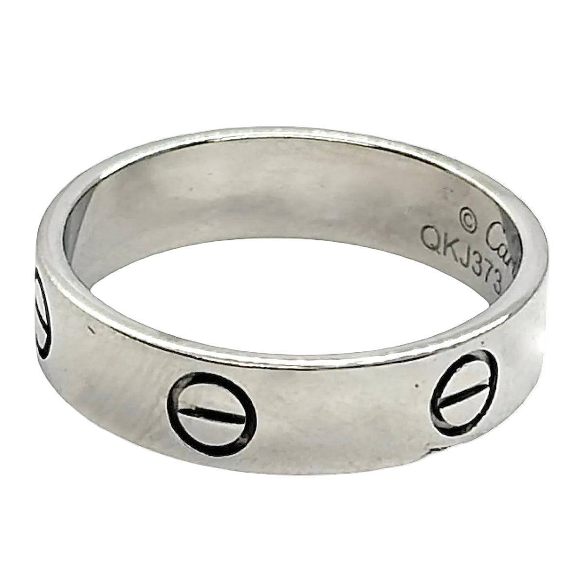 Bague Alliance CARTIER "Love" en or blanc