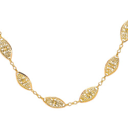 Collier Maille filigrane Or jaune