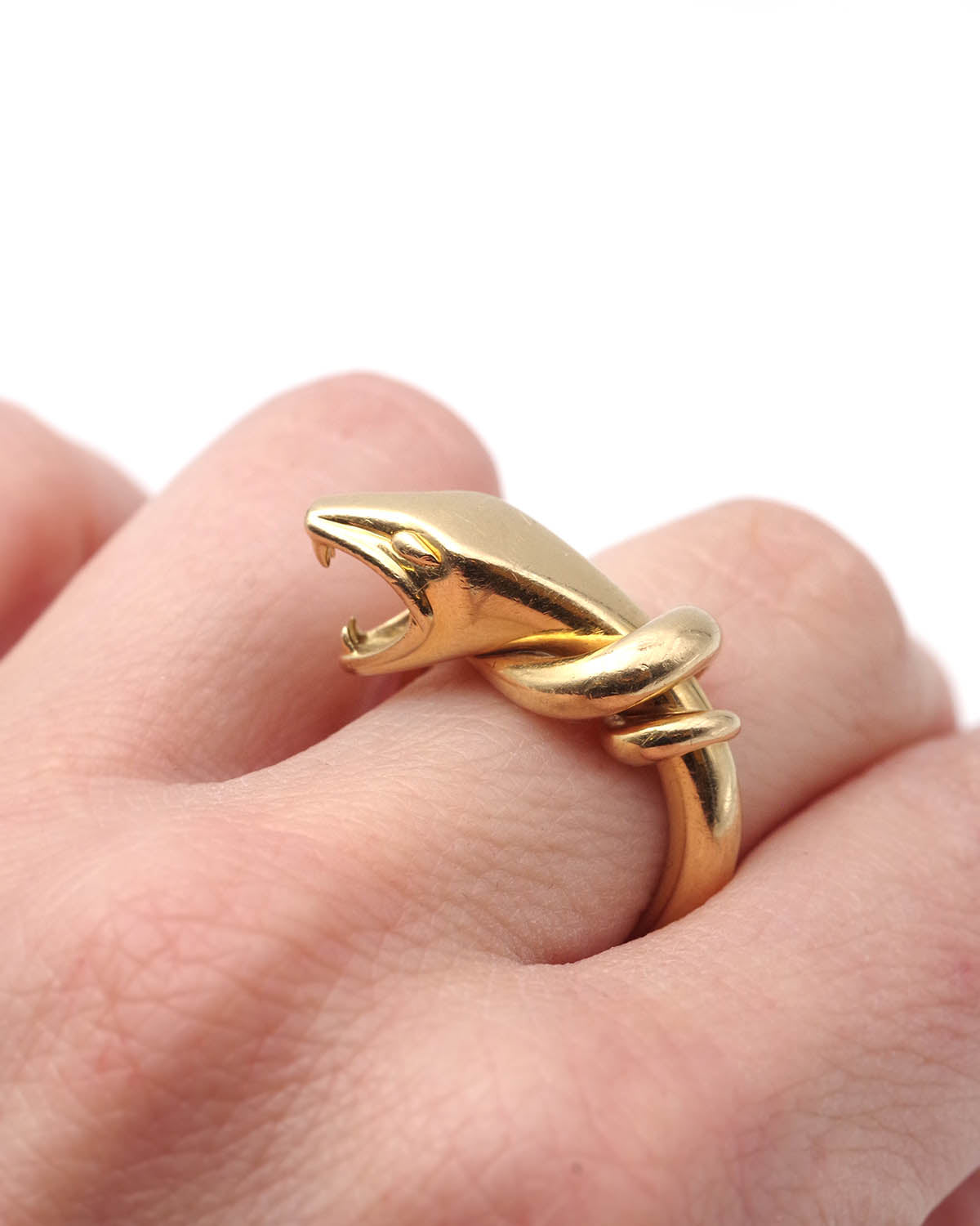 Bague BOUCHERON "serpent" en or