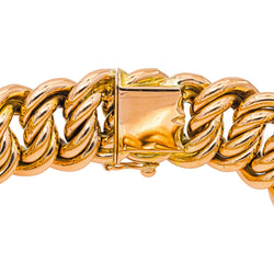 Bracelet Maille américaine Or jaune