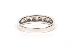 Bague Alliance en or blanc et diamants