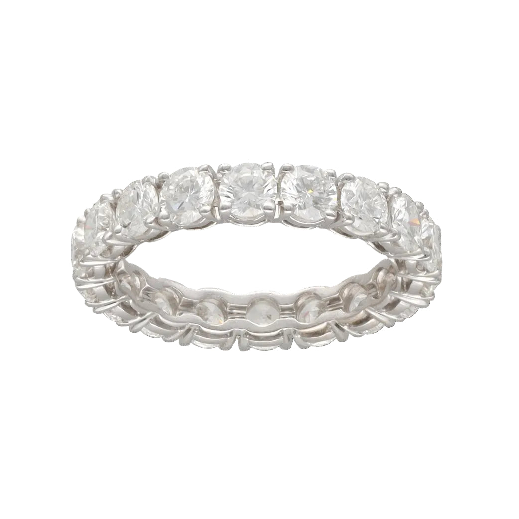 Bague Alliance en or blanc et diamants