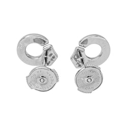 Dinh Van Boucles d'oreilles Menottes Or blanc Diamant