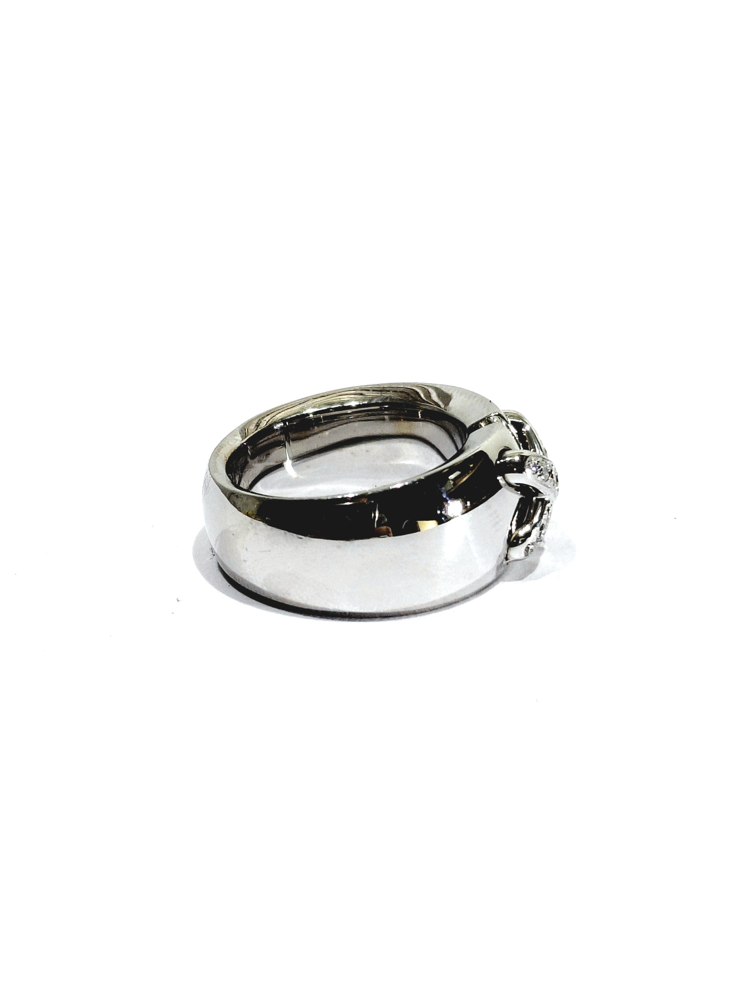 Bague CHAUMET en or blanc et diamants
