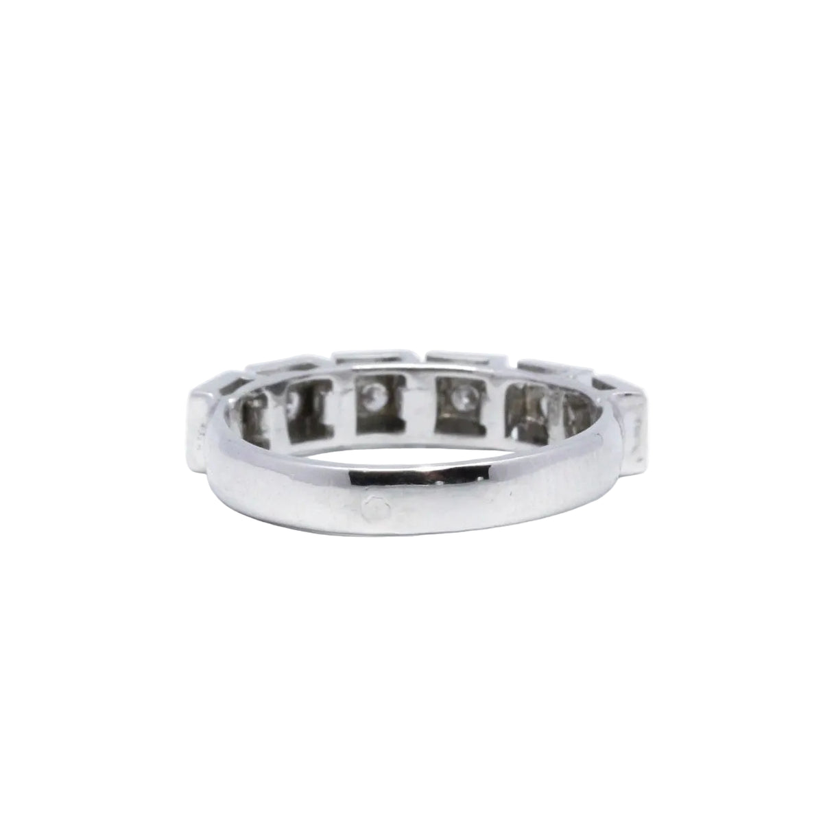Bague Alliance en or blanc et diamants