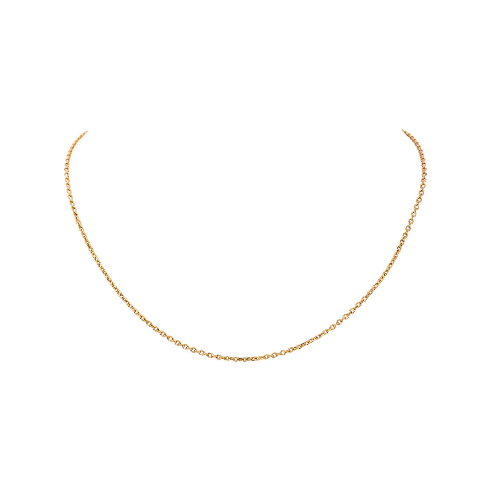 Collier Maille forçat Or jaune