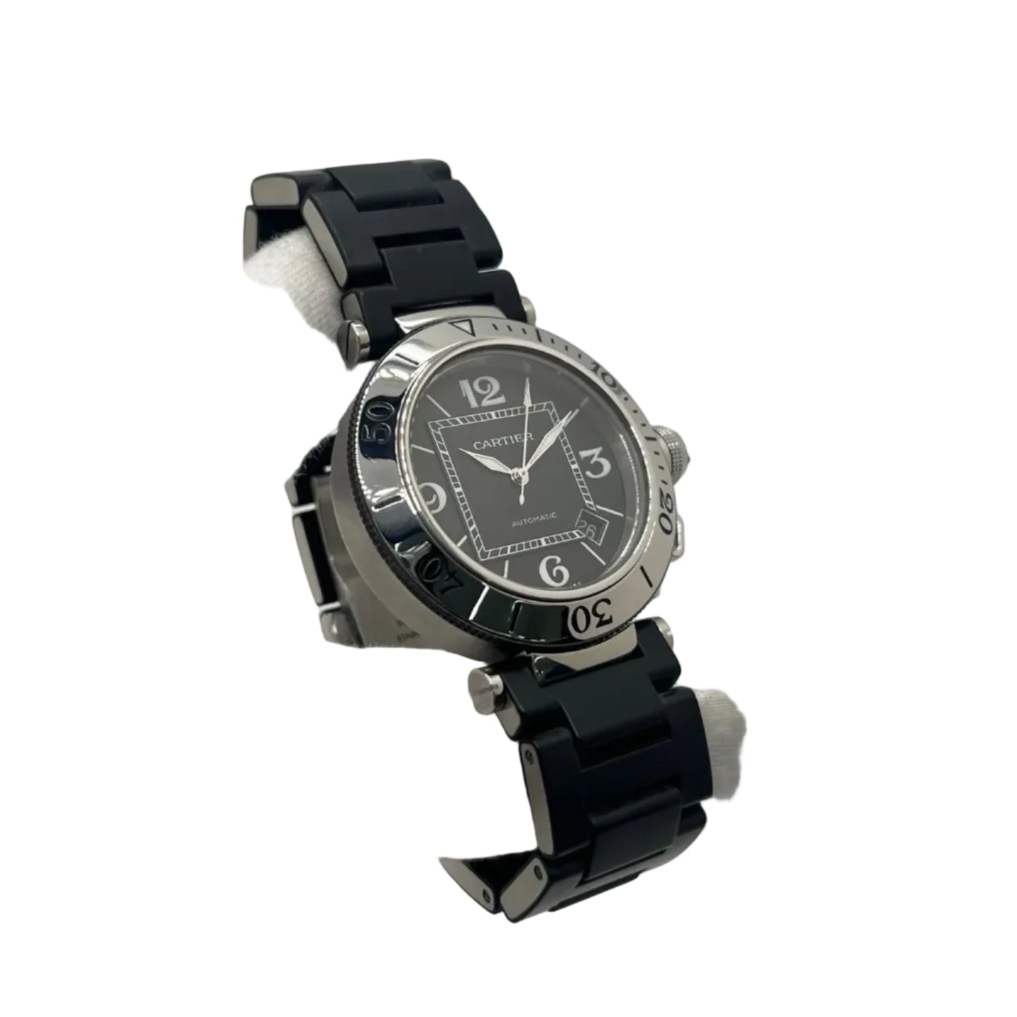 Montre CARTIER "Pasha" en acier
