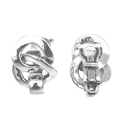 Boucles d'oreilles Clips HERMÈS en argent