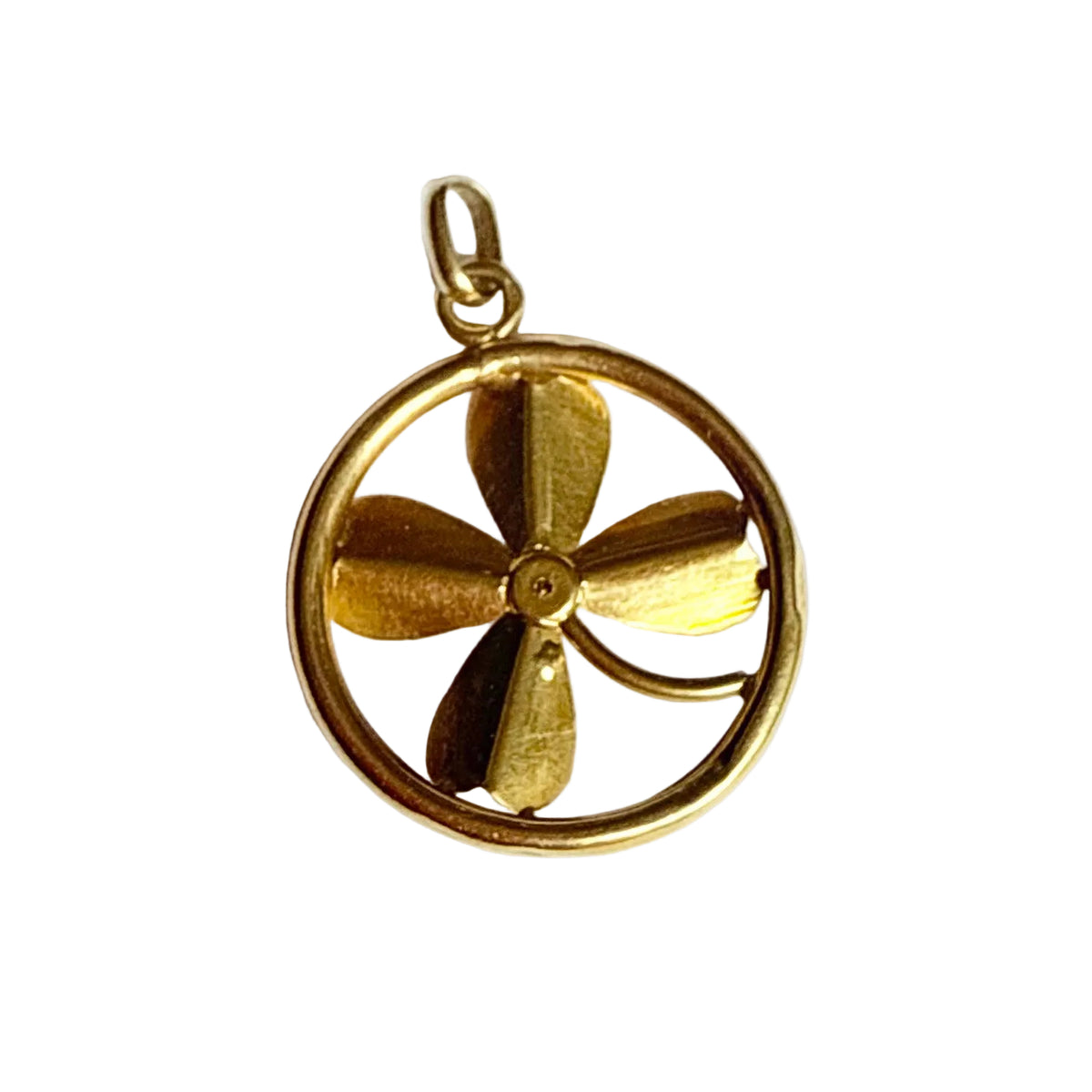 Pendentif en or jaune et perle