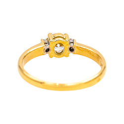 Bague Solitaire Or jaune Diamant