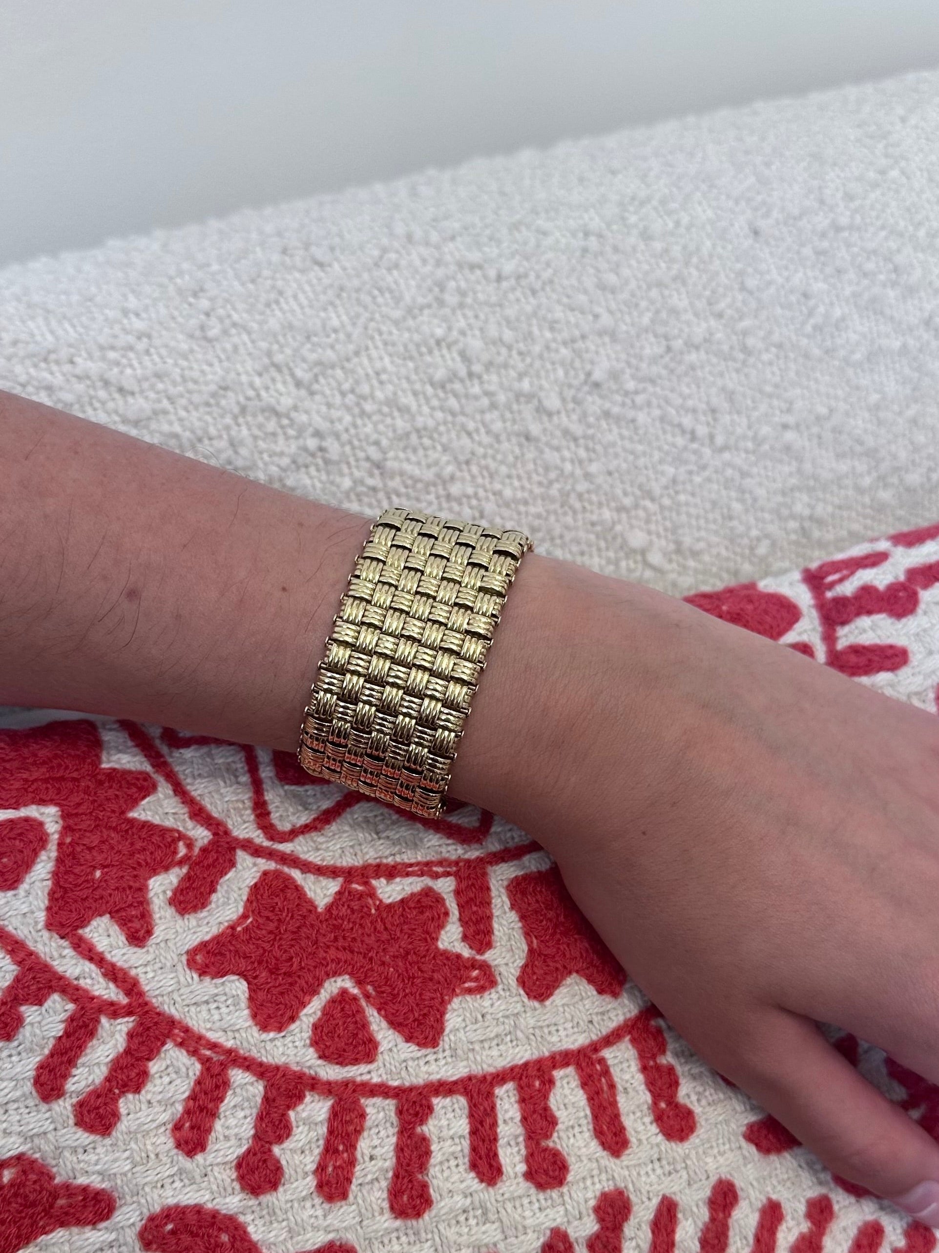 Bracelet Manchette en or jaune