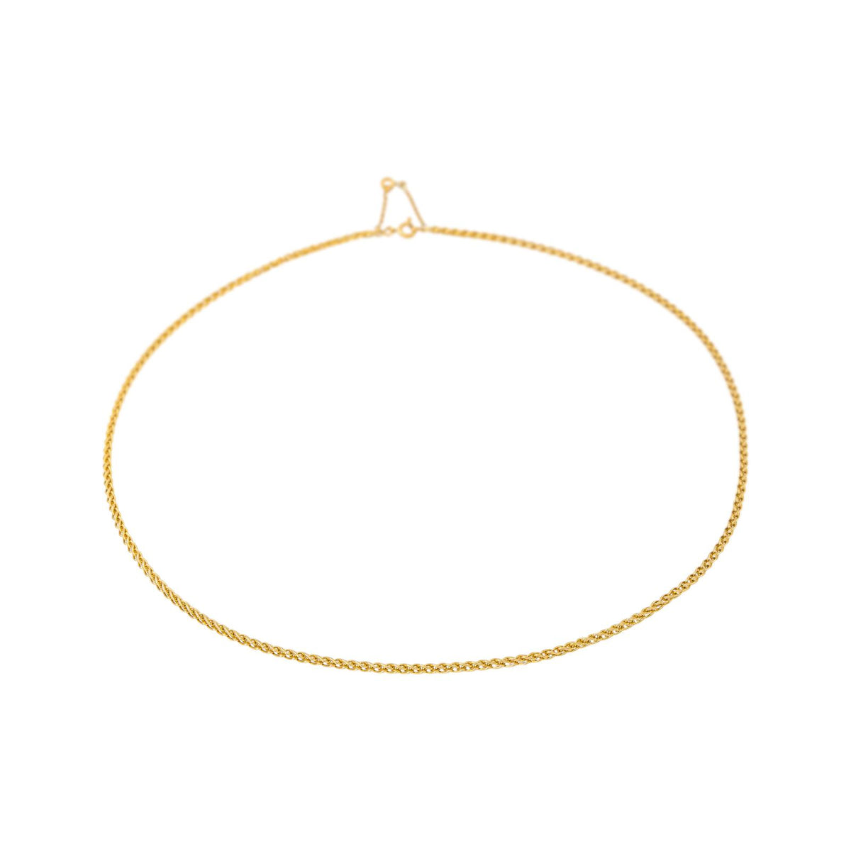 Collier Maille tressée Or jaune