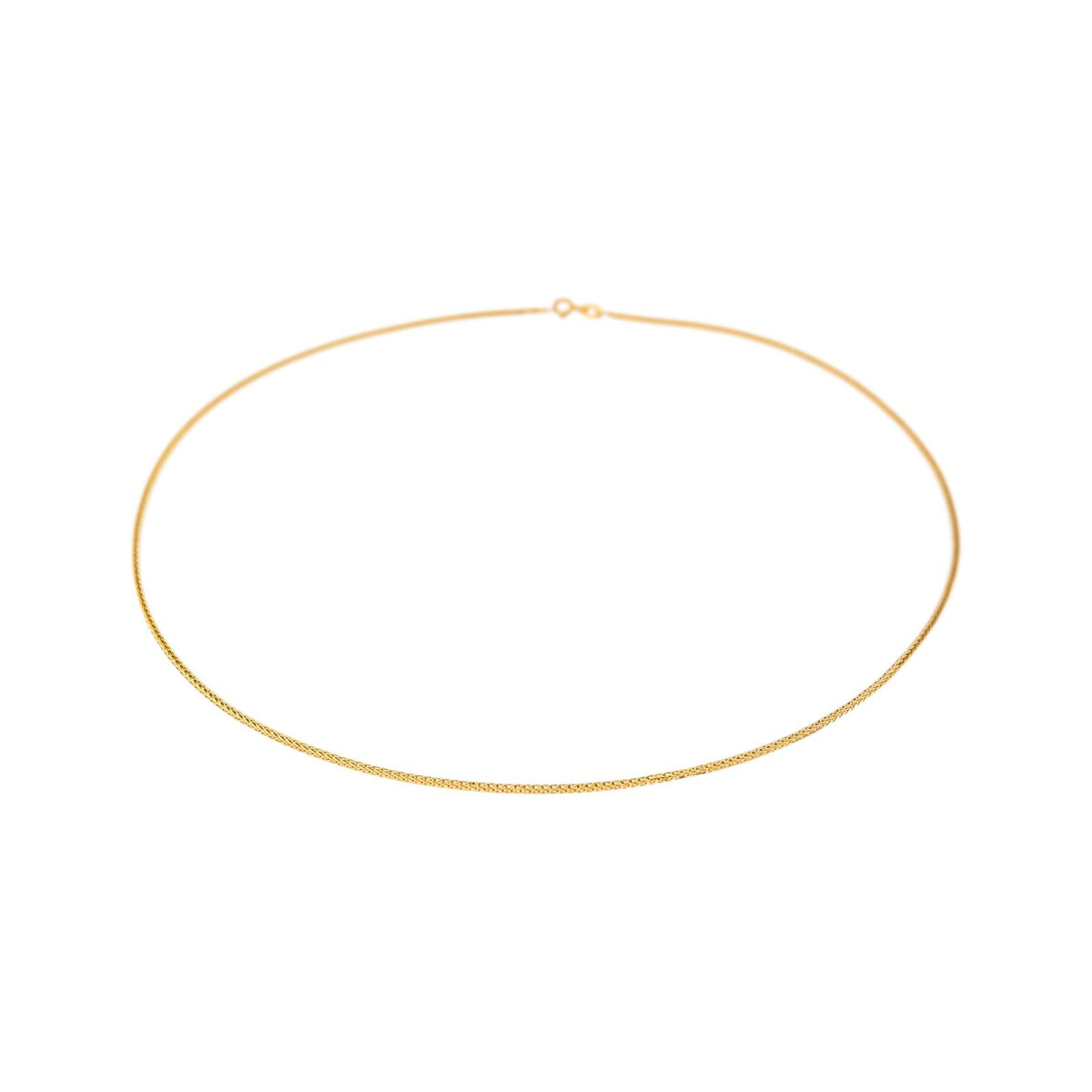 Collier Maille tressée Or jaune
