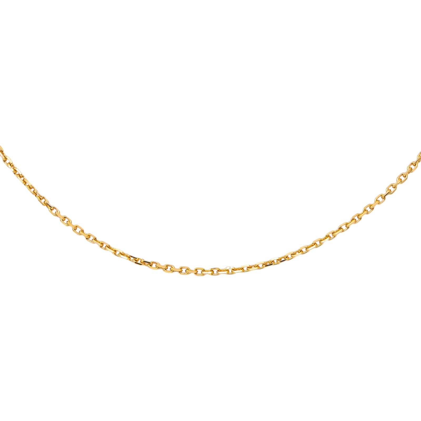 Collier Maille forçat Or jaune