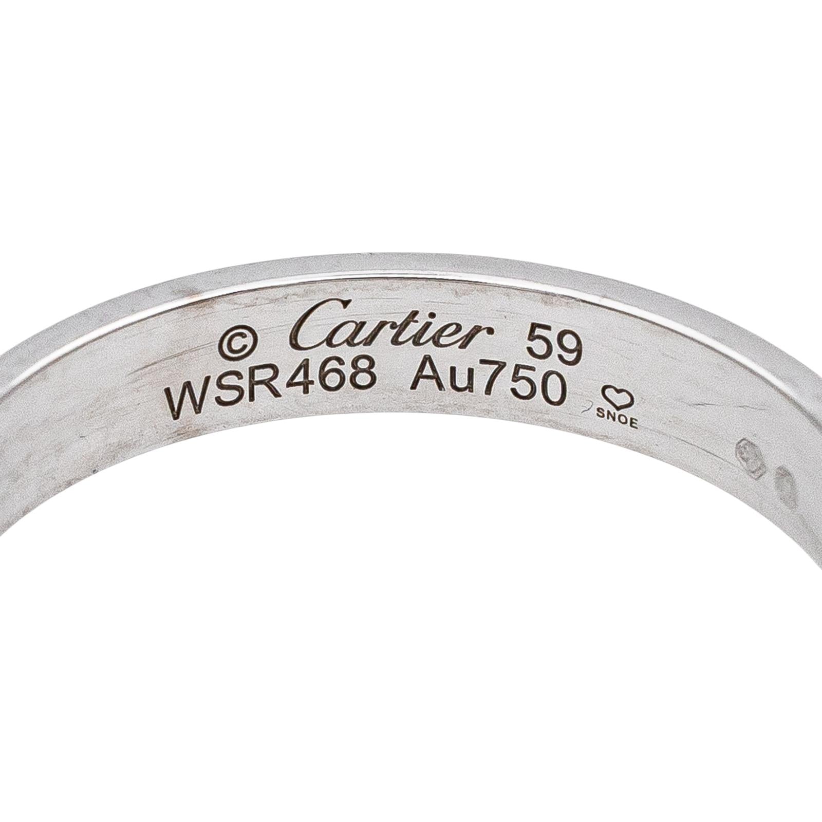 Cartier  Bague  Love  Or blanc