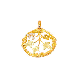 Pendentif Or jaune Perle