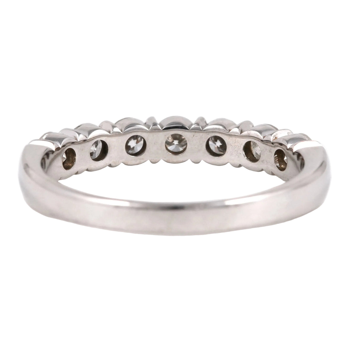 Bague Alliance en or blanc et diamants