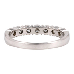 Bague Alliance en or blanc et diamants