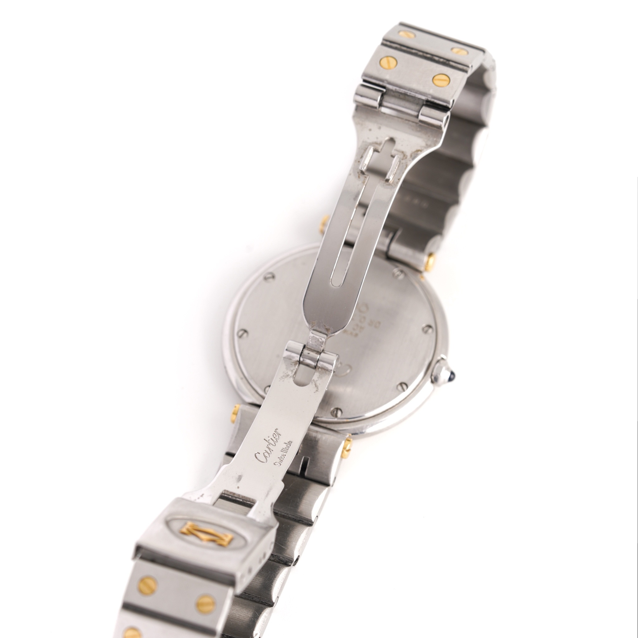 Montre CARTIER "Santos Vendôme" GM en or jaune et acier