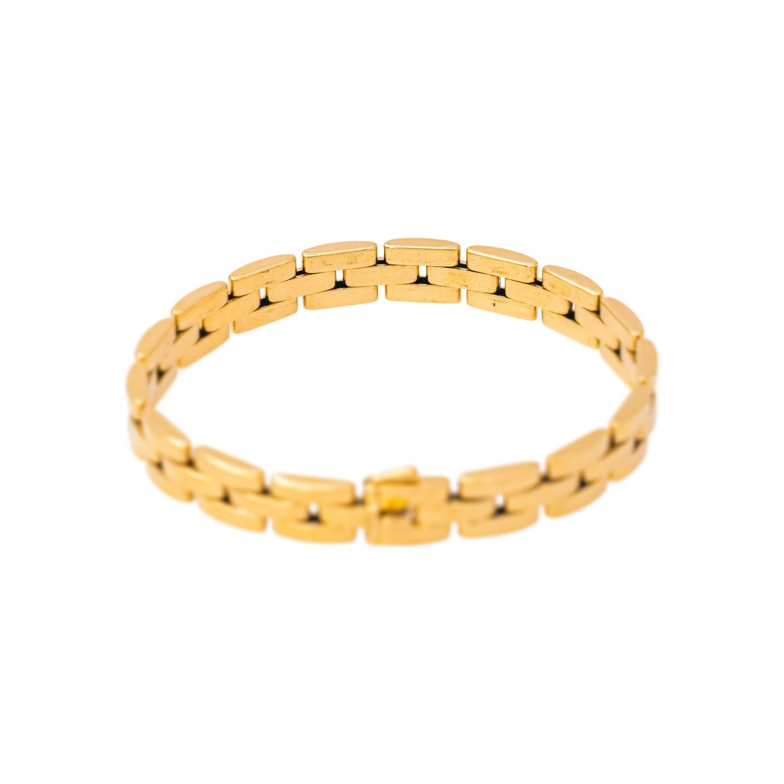Bracelet Maille Grain de riz Or jaune