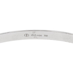 Dinh Van Bracelet Jonc Serrure Or blanc Diamant