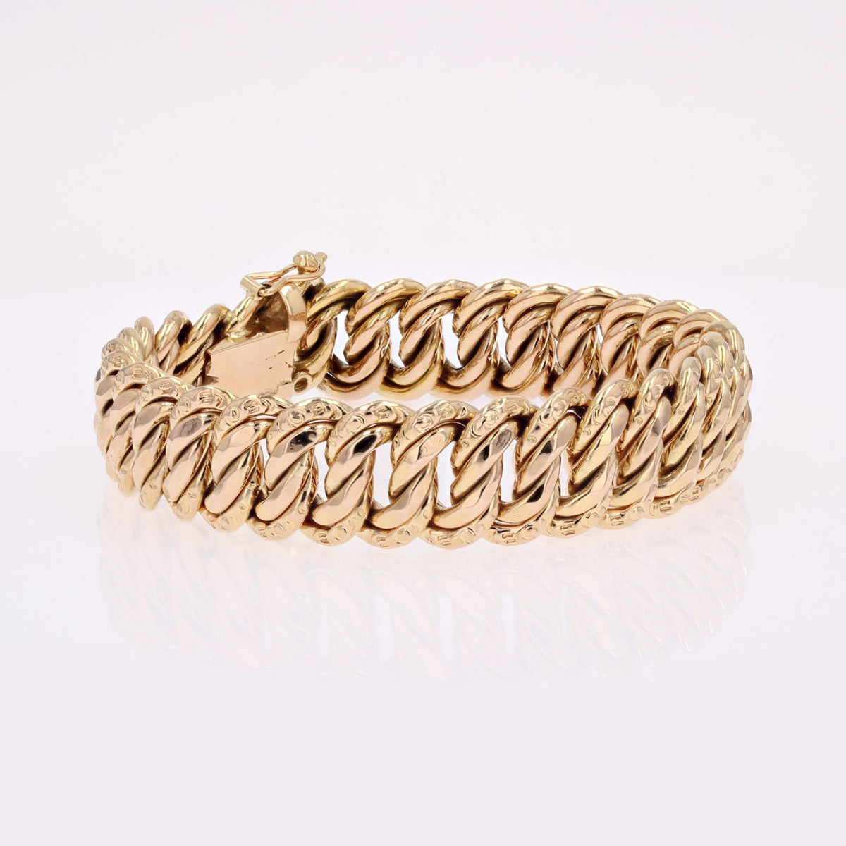 Bracelet Maille en or rose