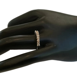 Bague Alliance en or blanc et diamants
