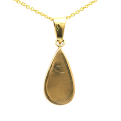 Pendentif en or jaune et opale