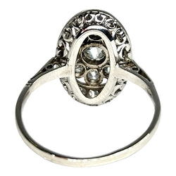 Bague en or blanc et diamants
