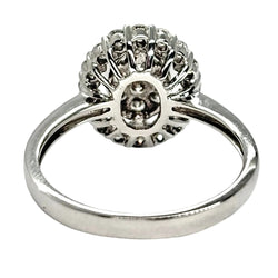 Bague Entourage en or blanc et diamants