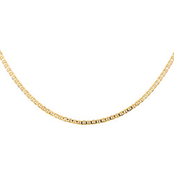 Collier  Maille marine  Or jaune