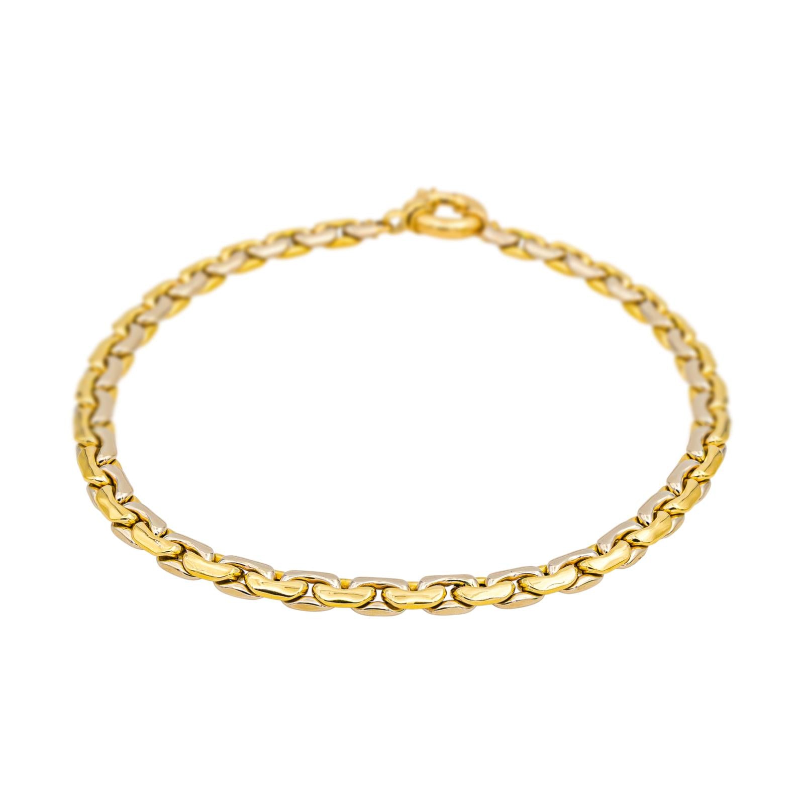 Collier Maille haricot Or jaune