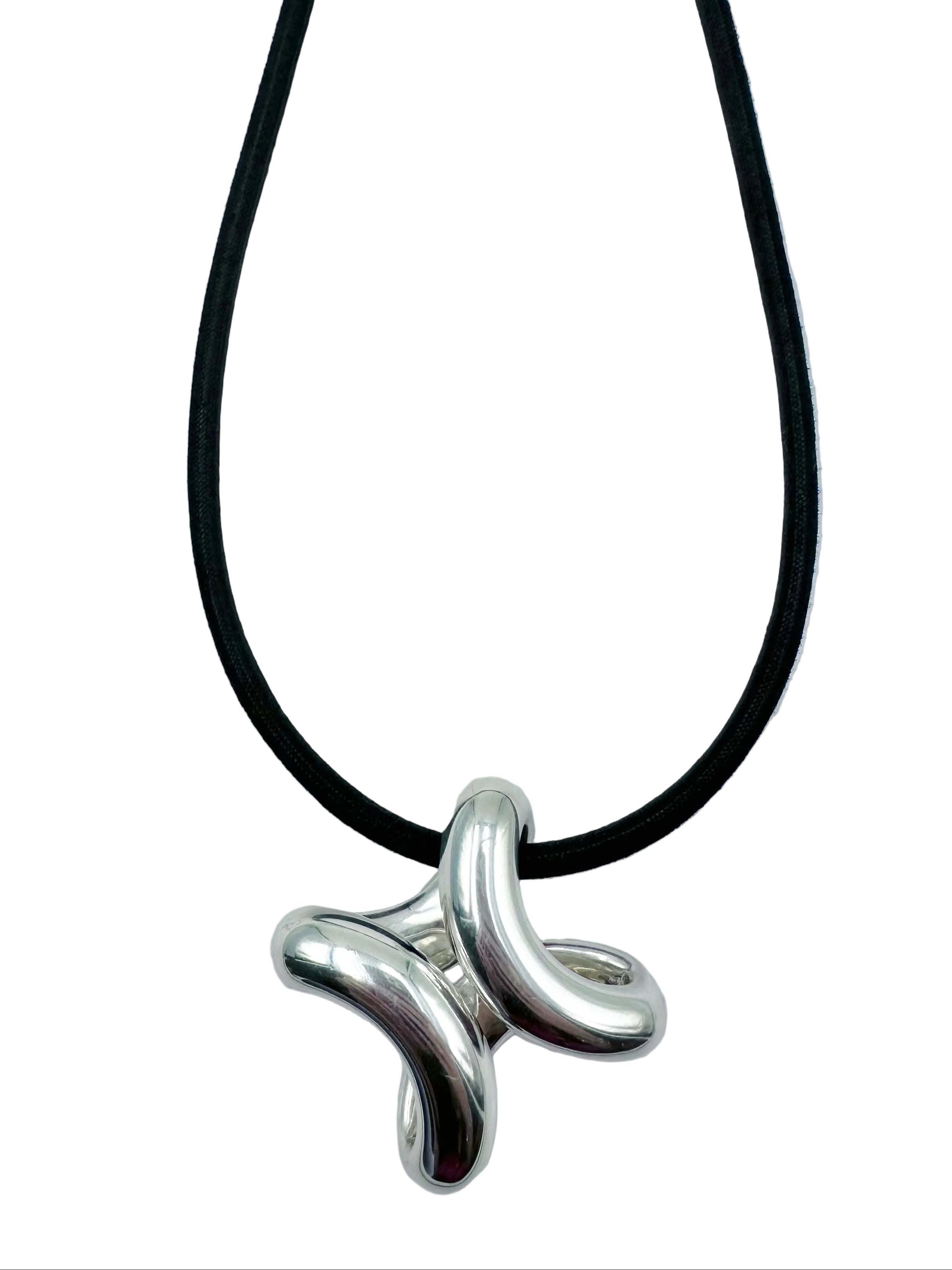 Collier Pendentif HERMÈS Lima en argent