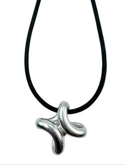 Collier Pendentif HERMÈS Lima en argent