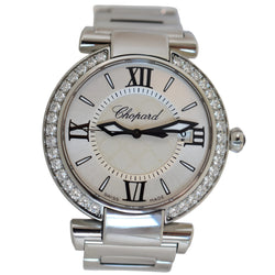Montre CHOPARD "Impériale" en acier, améthyste et diamants