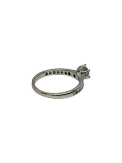 Bague Solitaire TIFFANY & CO. en platine et diamants