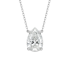 Collier Pendentif en or blanc et diamant