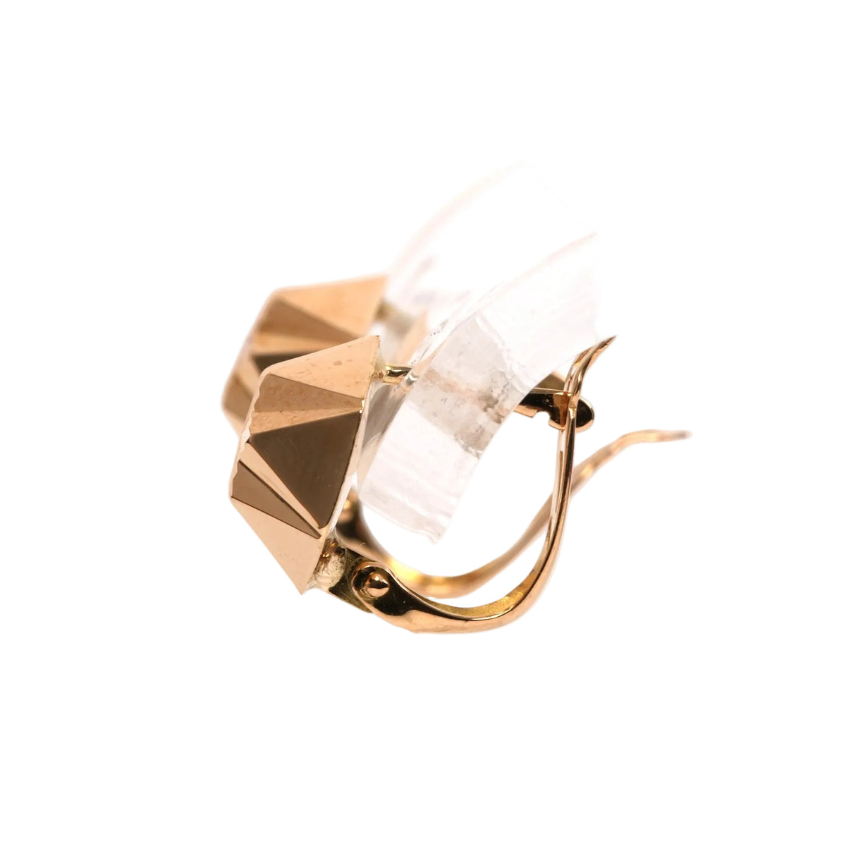 Boucles d'oreilles Dormeuses en or jaune