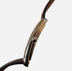 Montre HERMÈS en acier, cuir et quartz
